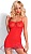 Белье эротическое Obsessive D202 Dress (красный, S/M)